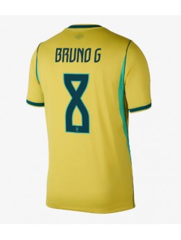 Muži Futbalové oblečenie Brazília Bruno Guimaraes #8 MS 2026 Krátky Rukáv - Domáci Muži Futbalové oblečenie Brazília Bruno Guimaraes #8 MS 2026 Krátky Rukáv - Domáci
